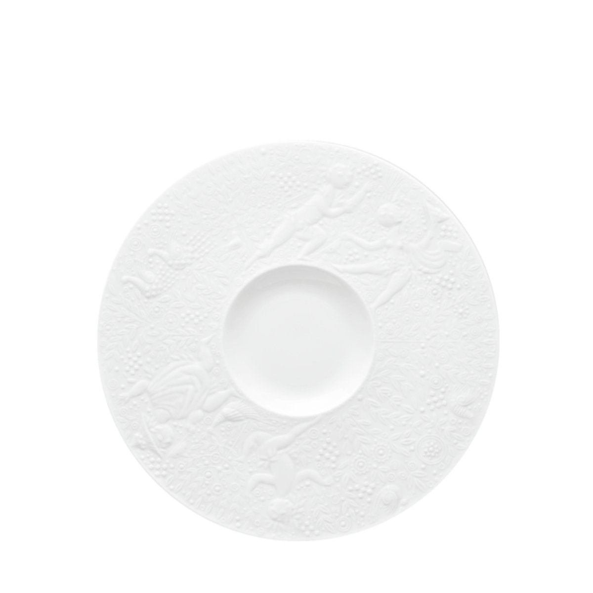 Rosenthal studio-line Zauberflöte Weiß Suppen Untertasse 18,5 cm