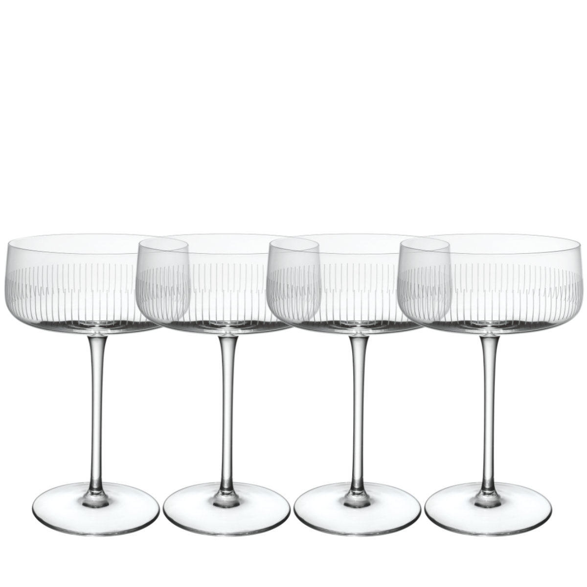 Villeroy & Boch Afina Glas Champagnerschale Set 4-tlg. 0,12 L