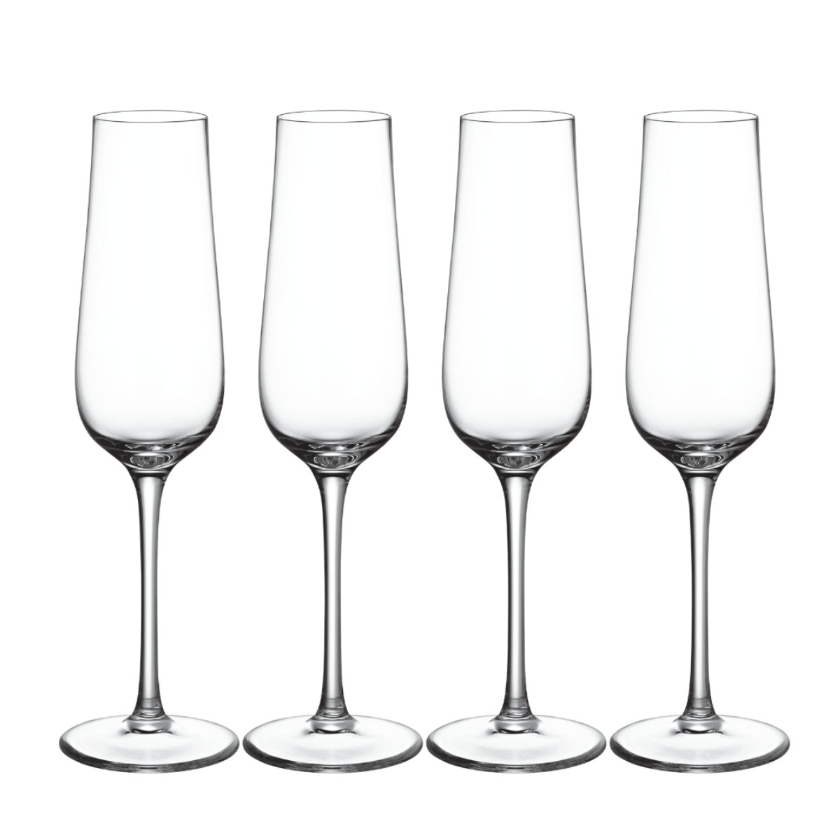 Villeroy & Boch Gläser Purismo Wine Sektglas / Champagnerglas Set 4-tlg. 0,12 L