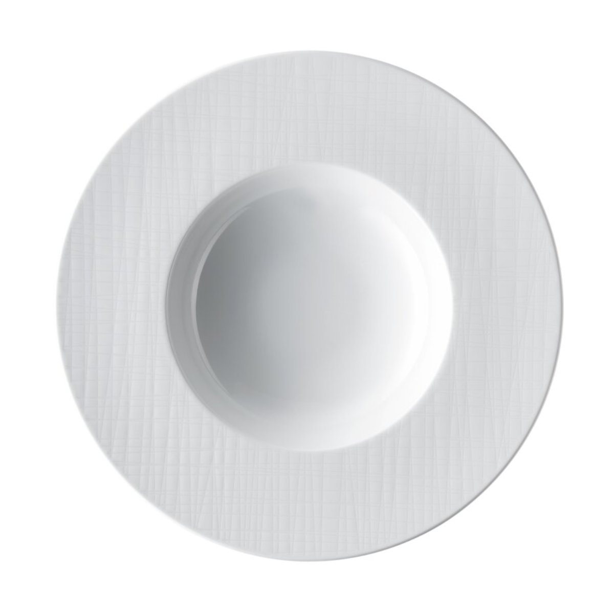 Rosenthal Mesh Weiß Deep plate - flag 28 cm