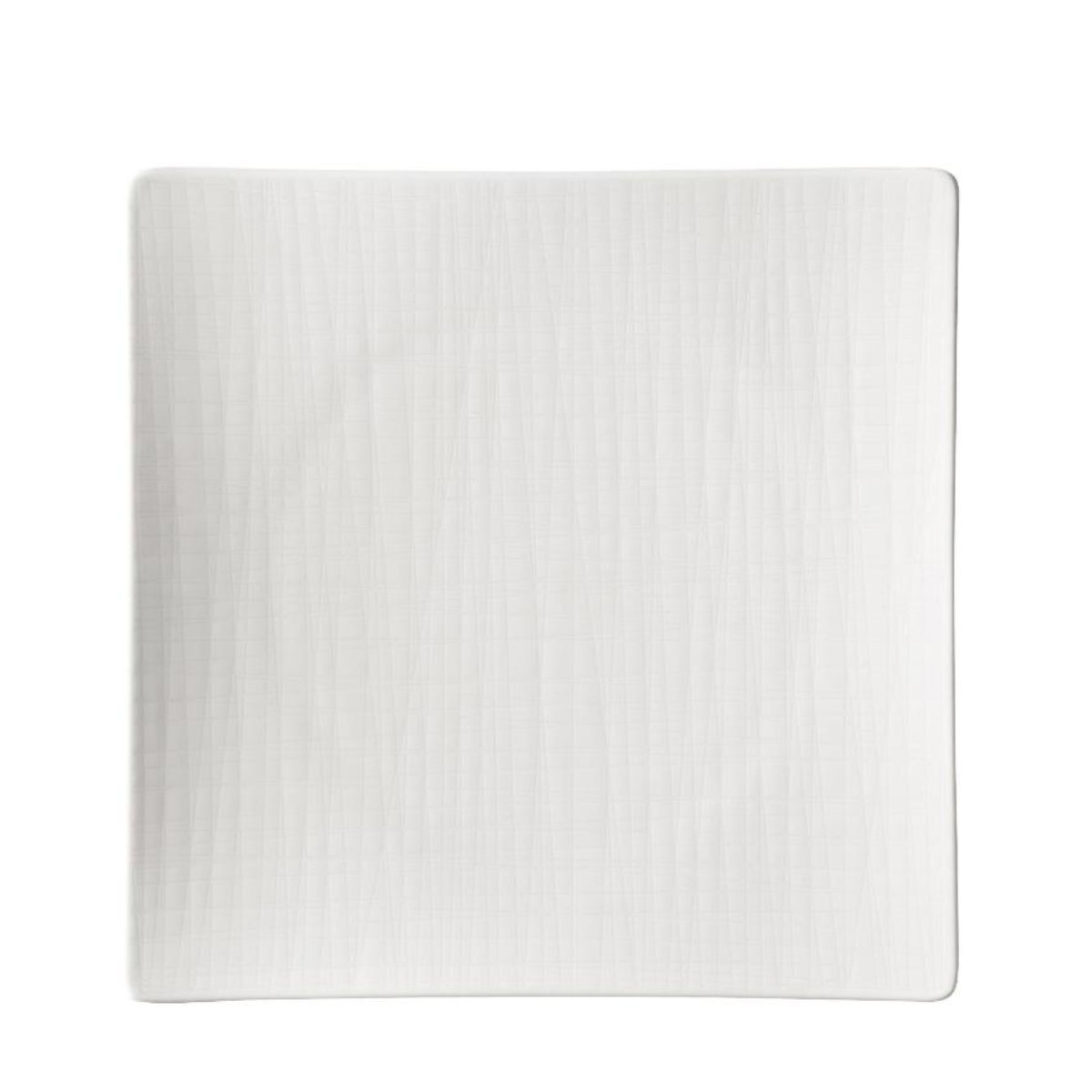 Rosenthal Mesh Weiß Teller quadratisch flach 27 cm