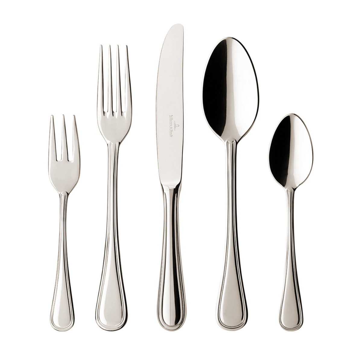 Villeroy & Boch Silver Neufaden Merlemont 24-Piece Cutlery Set | US