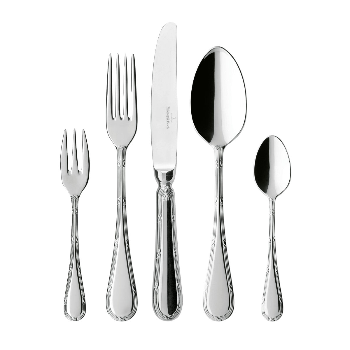 Villeroy & Boch Besteck Kreuzband Septfontaines - 18/10 Edelstahl Tafelbesteck 30-tlg.