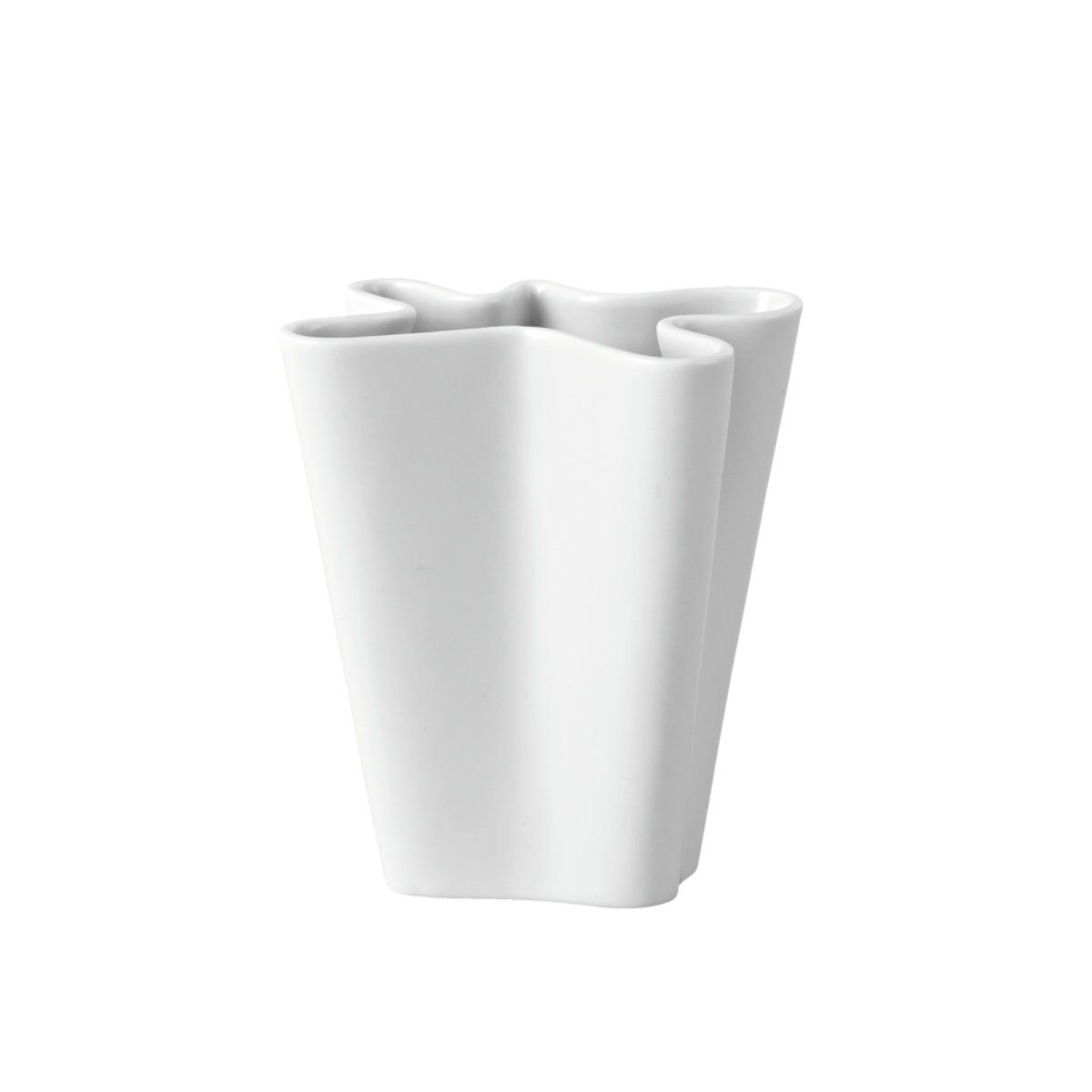 Rosenthal Miniaturvasen Vase Flux weiß 9 cm Miniaturvasen 14259-800001-26582