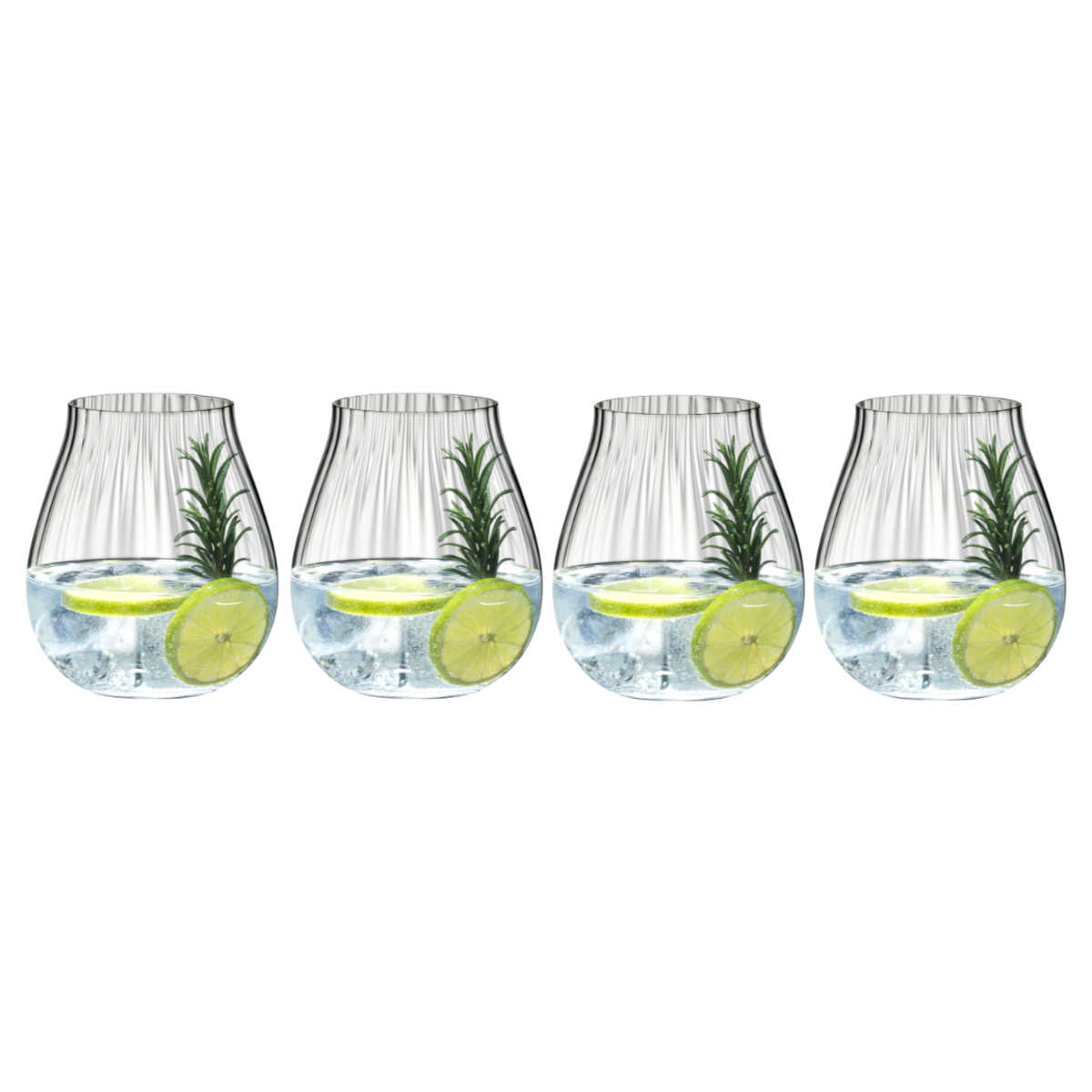 Riedel Tumbler Kollektion Optik O Gin Glas Set 4-tlg. 0,76 L Tumbler Kollektion 5515/67