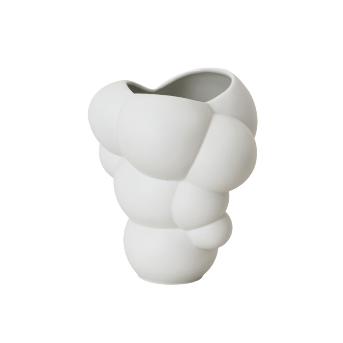 Rosenthal Midi-Vasen Vase Skum weiß matt 14 cm Midi-Vasen 14621-100102-26014