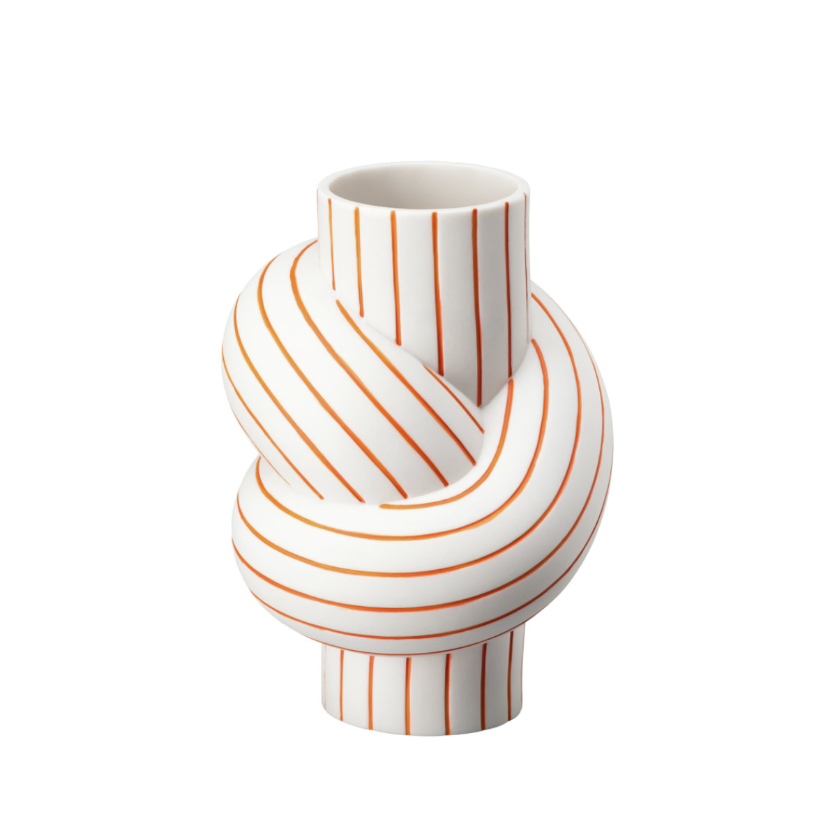 Rosenthal Miniature Vases Node Stripes Mango 12 cm