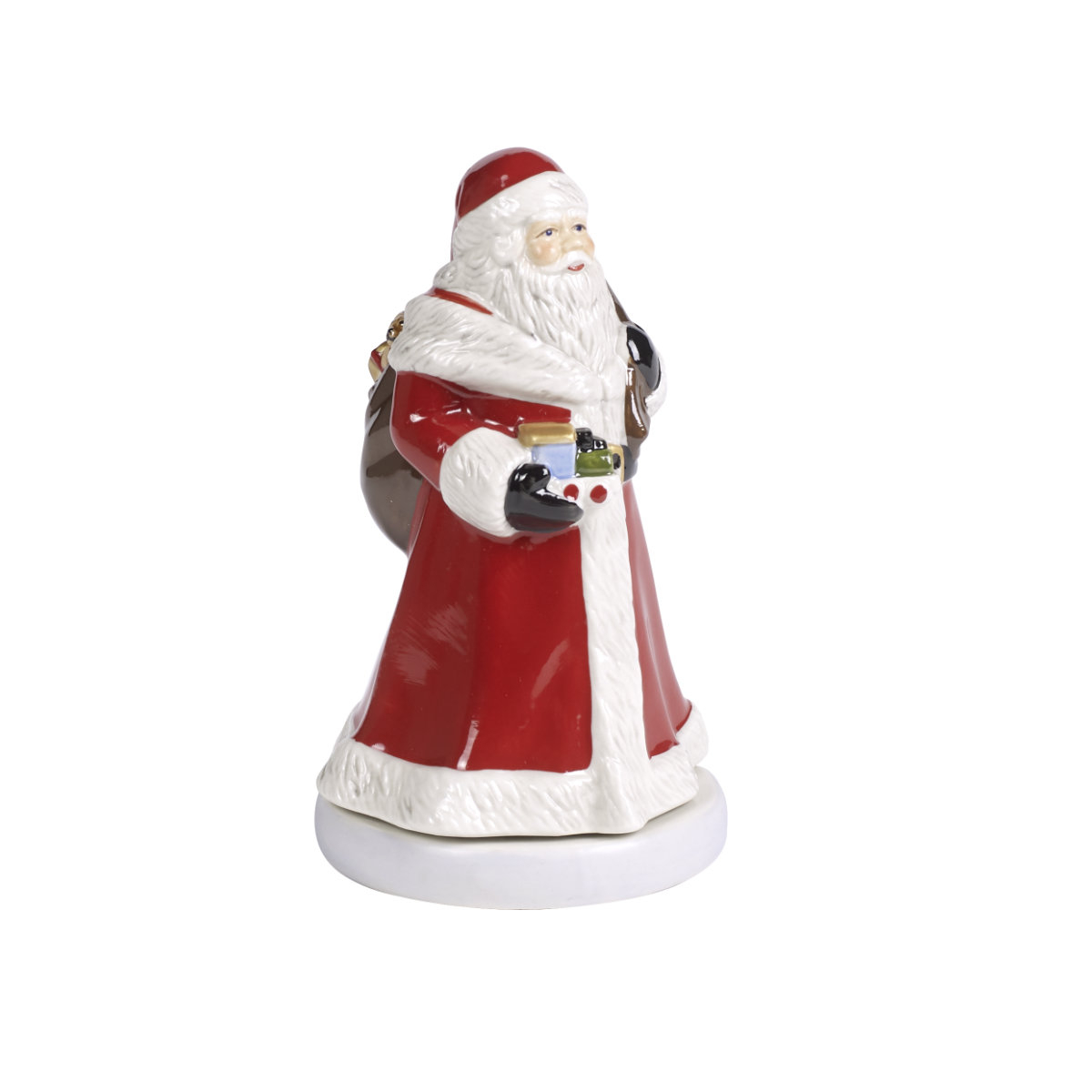 Villeroy & Boch Nostalgic Melody Santa drehend - mit Spieluhr 'Santa Claus is coming to town' 15 cm