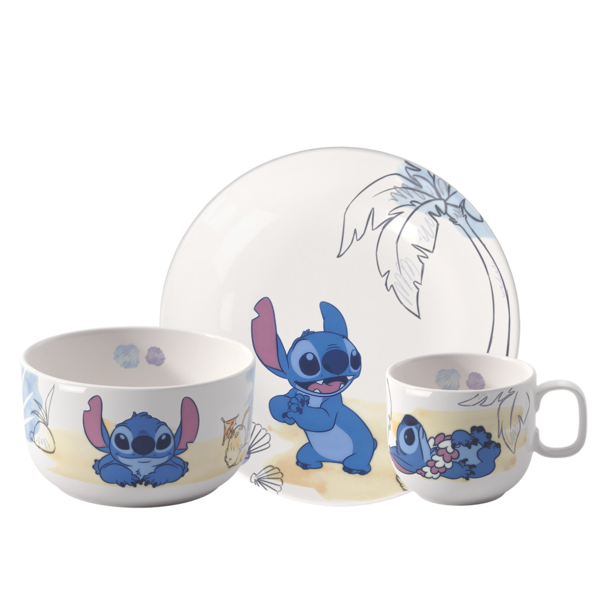Villeroy & Boch Disney Stitch Kindergeschirr Set 3-tlg.