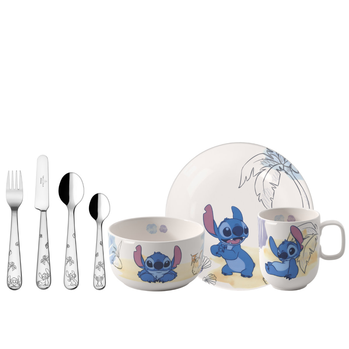 Villeroy & Boch Disney Stitch Kindergeschirr Set 7-tlg.