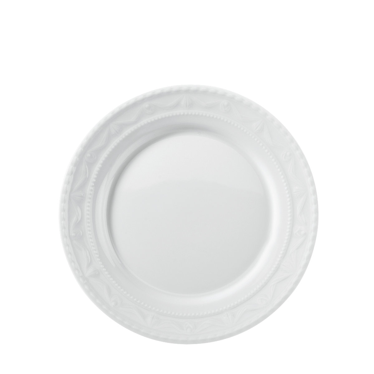 KPM Kurland Weiß Frühstücksteller 19,5 cm