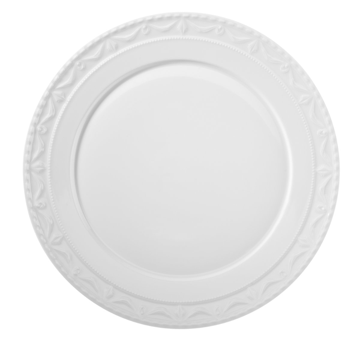 KPM Berlin Kurland Weiß Plate round flat 37 cm