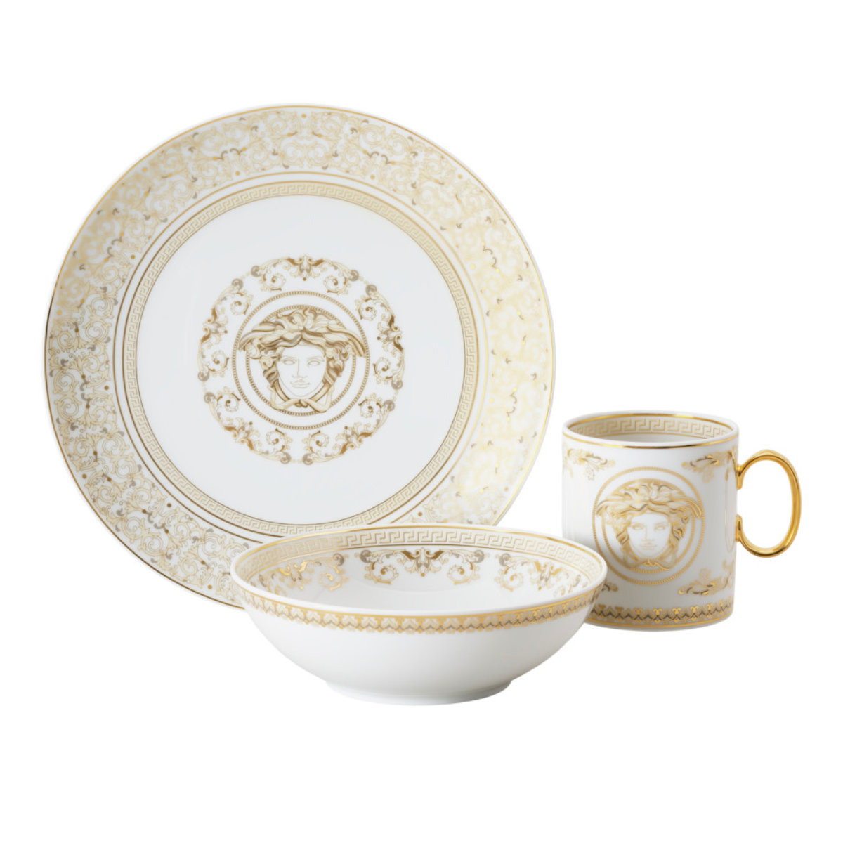 Rosenthal meets Versace Medusa Gala Kids Set 3 pcs