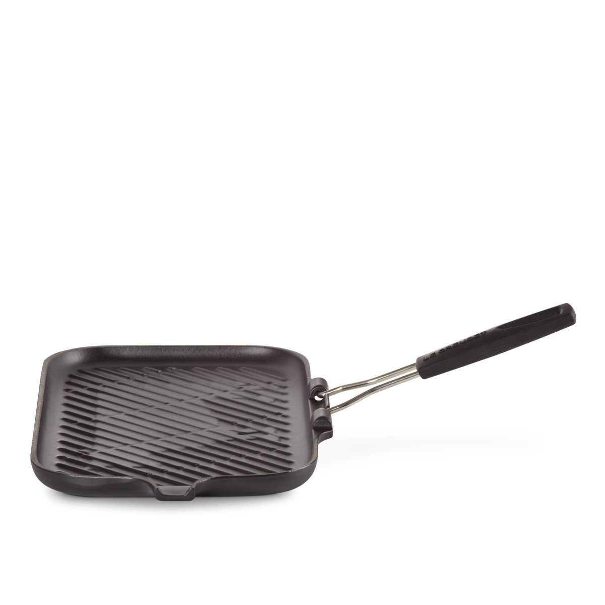 Le Creuset Grillpfannen und -platten Steakgrillplatte rechteckig Schwarz 36 cm