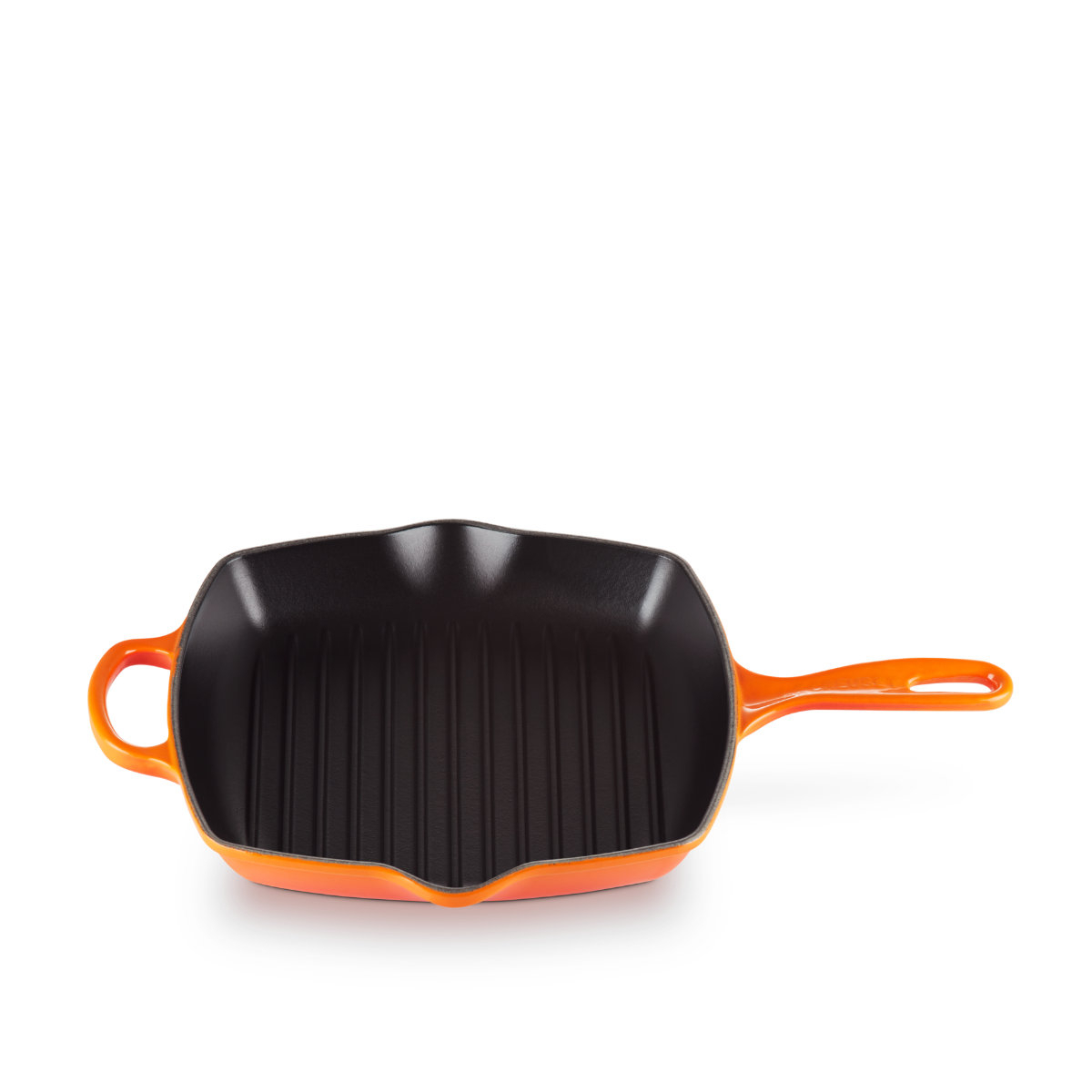 Le Creuset Grillpfannen und Grillplatten Grillpfanne quadratisch Ofenrot 26 cm