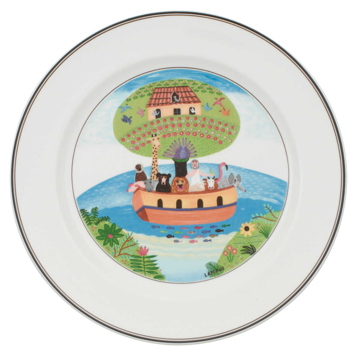 Villeroy & Boch Design Naif Dinner Plate Noah's Ark 27 cm