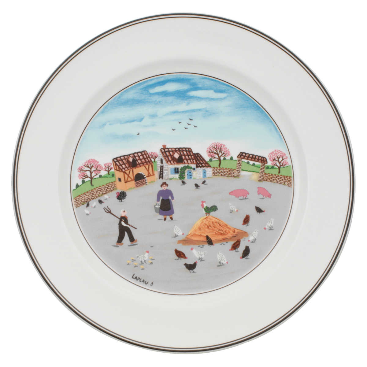 Villeroy & Boch Design Naif Chicken coop dinner plate 27 cm