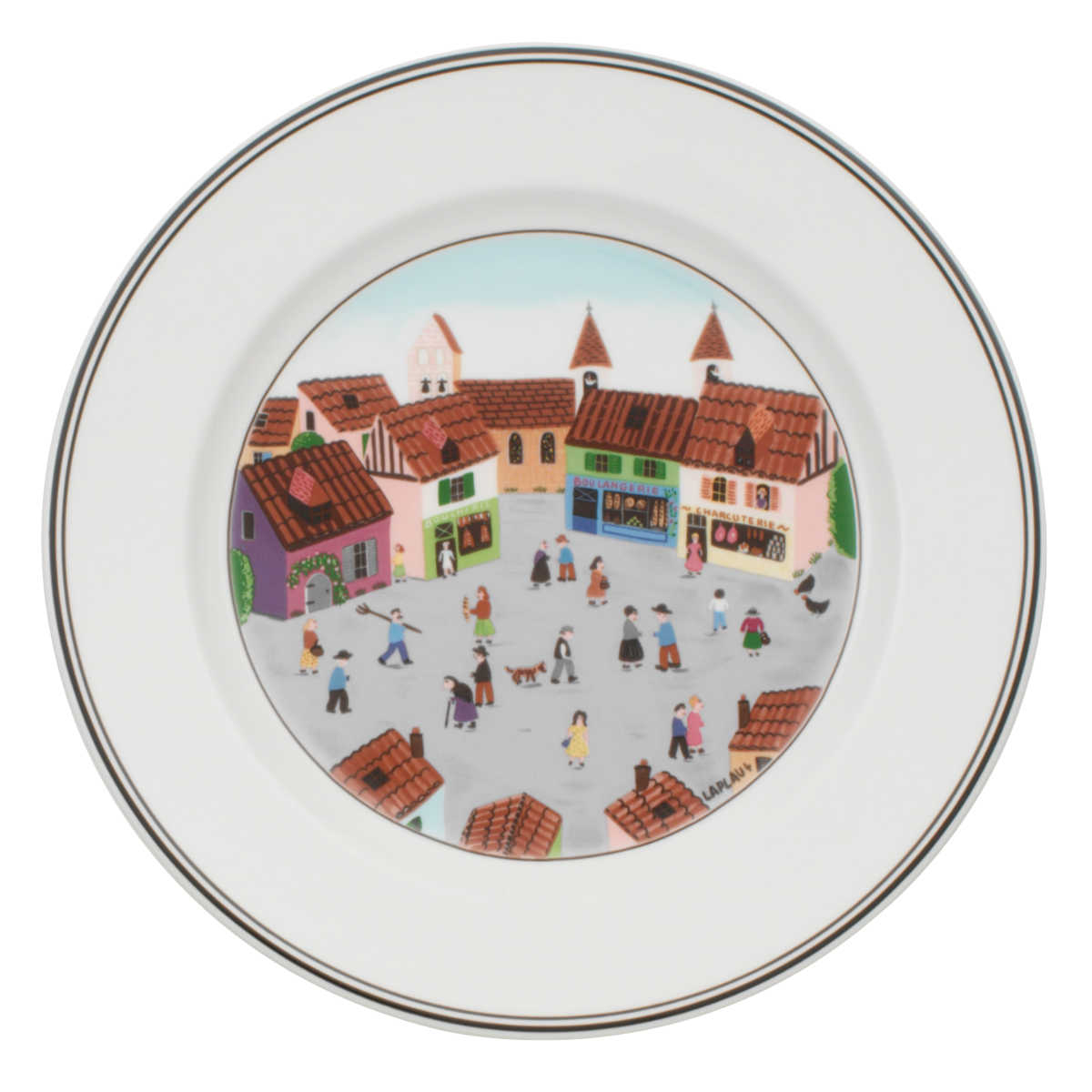 Villeroy & Boch Design Naif Dinner plate village 27 cm
