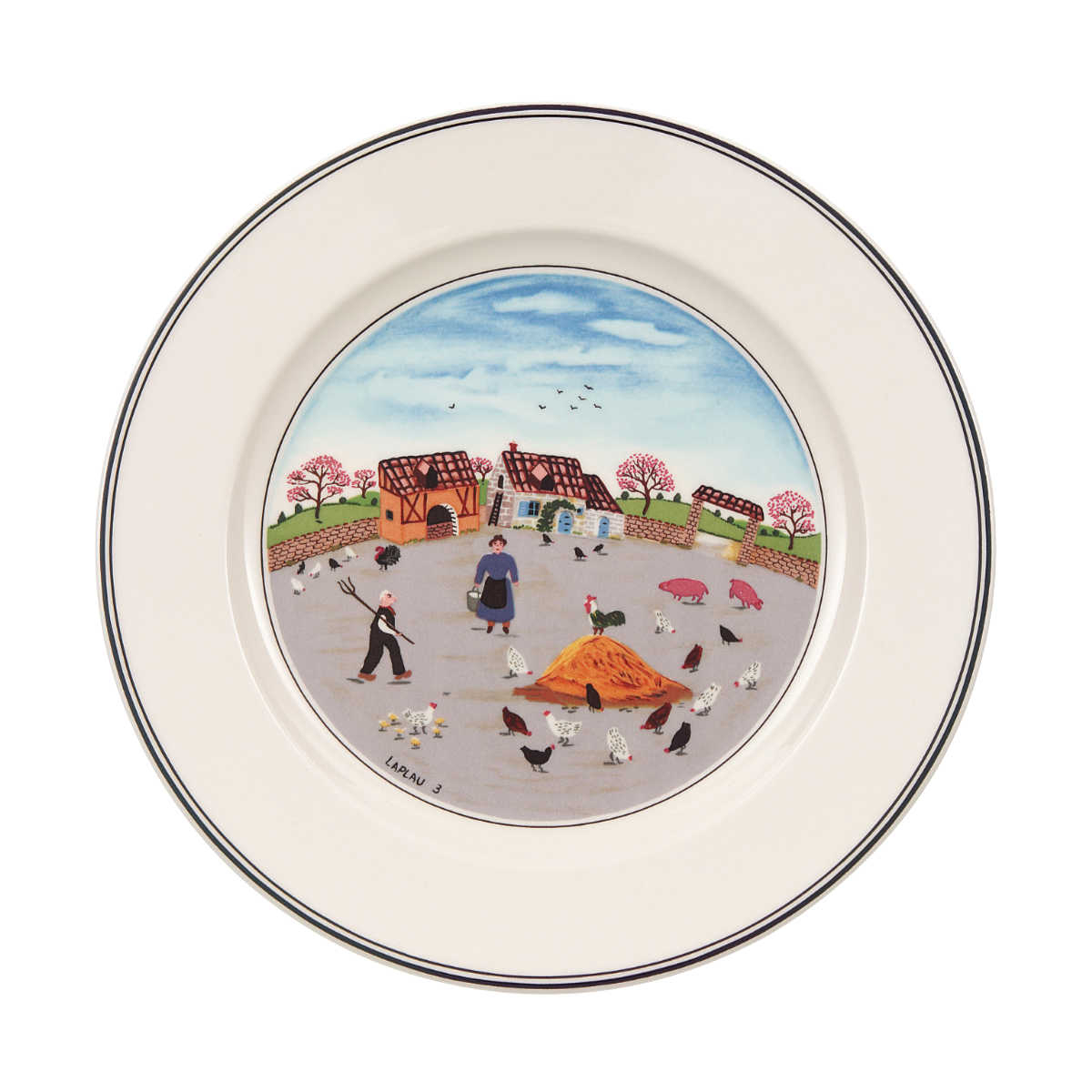 Villeroy & Boch Design Naif Breakfast plate Chicken farm 21 cm
