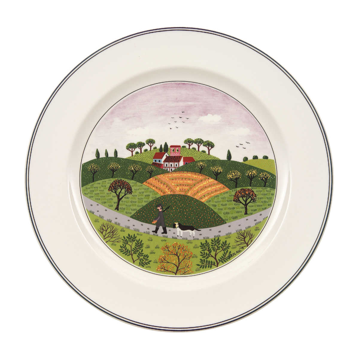 Villeroy & Boch Design Naif Breakfast plate Hunter 21 cm