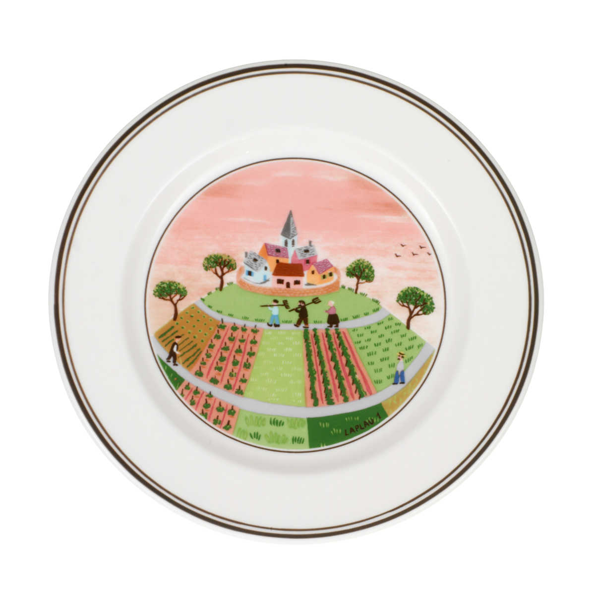 Villeroy & Boch Design Naif Bread plate village 17 cm