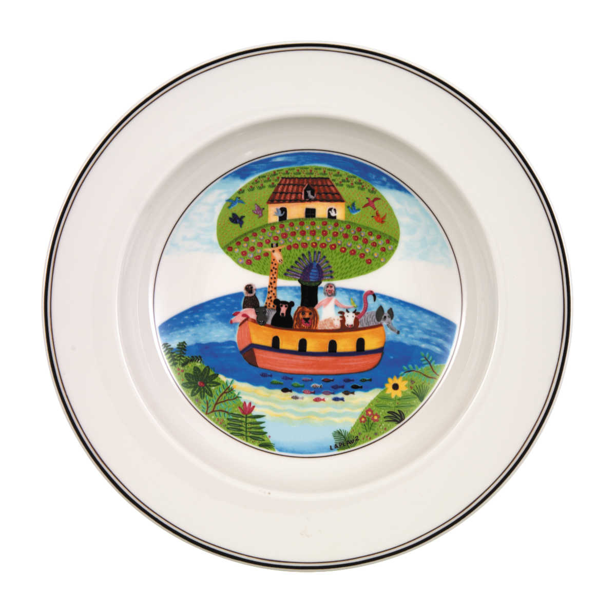 Villeroy & Boch Design Naif Soup plate Noah's Ark 21 cm