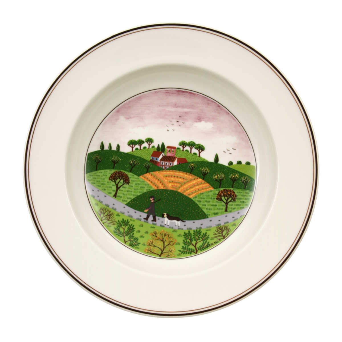 Villeroy & Boch Design Naif Soup plate Hunter 21 cm