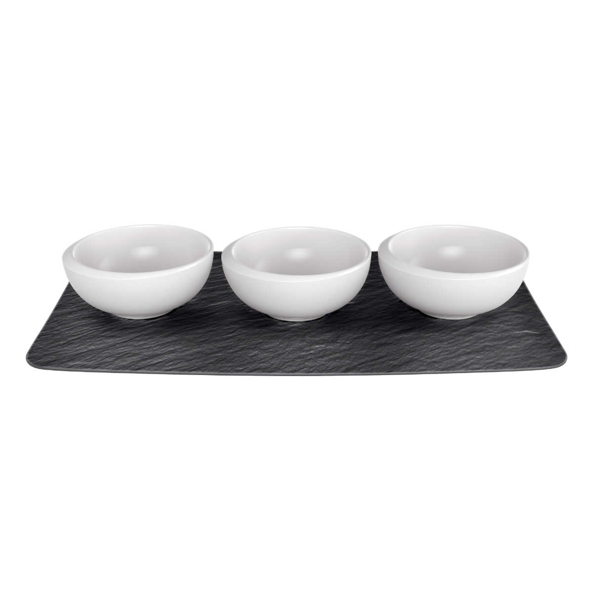 Villeroy & Boch NewMoon Weiß Dipschälchen Set 4-tlg. 0,11 L