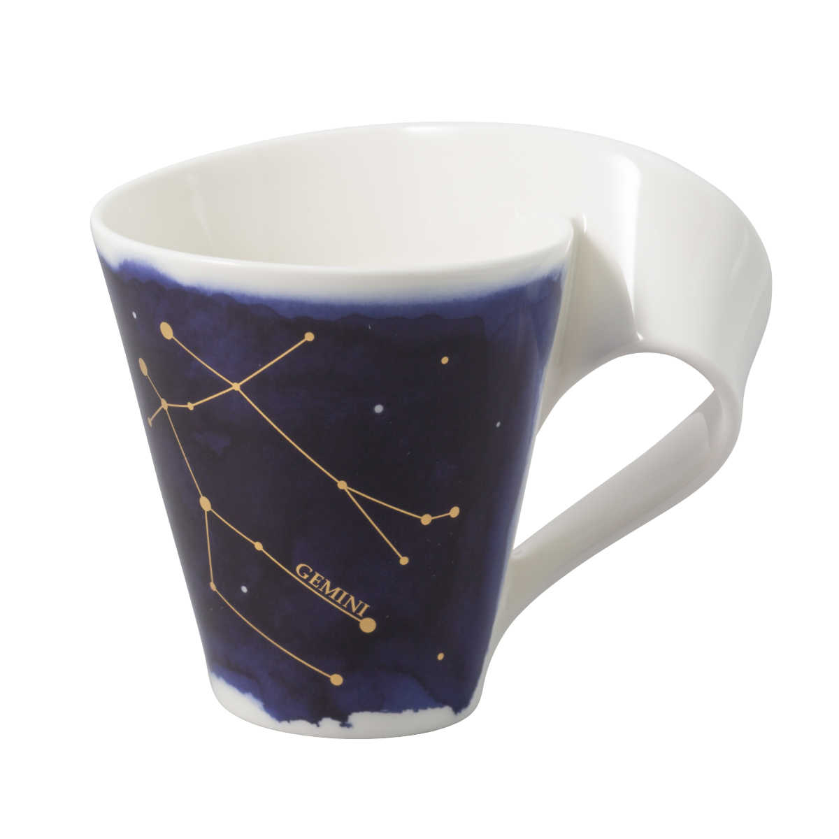 Villeroy & Boch NewWave Stars Becher mit Henkel Zwilling / Gemini 0,24 L
