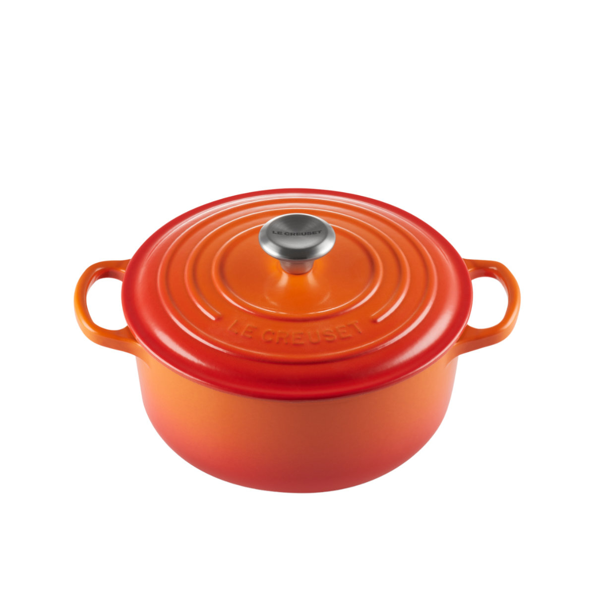 Le Creuset Bräter Signature rund Bräter rund ofenrot 20 cm
