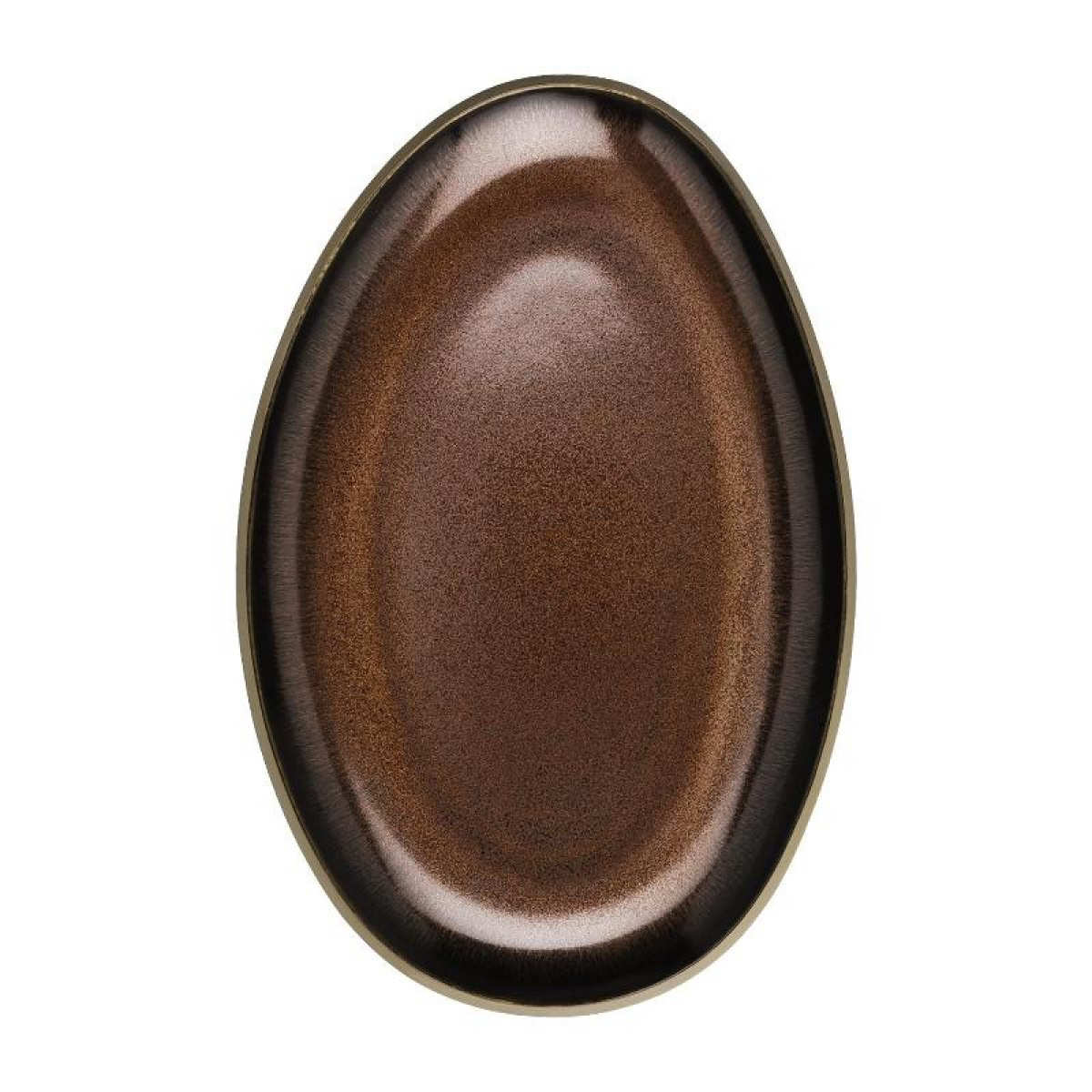 Rosenthal Junto Bronze - Steinzeug Plate 25 cm