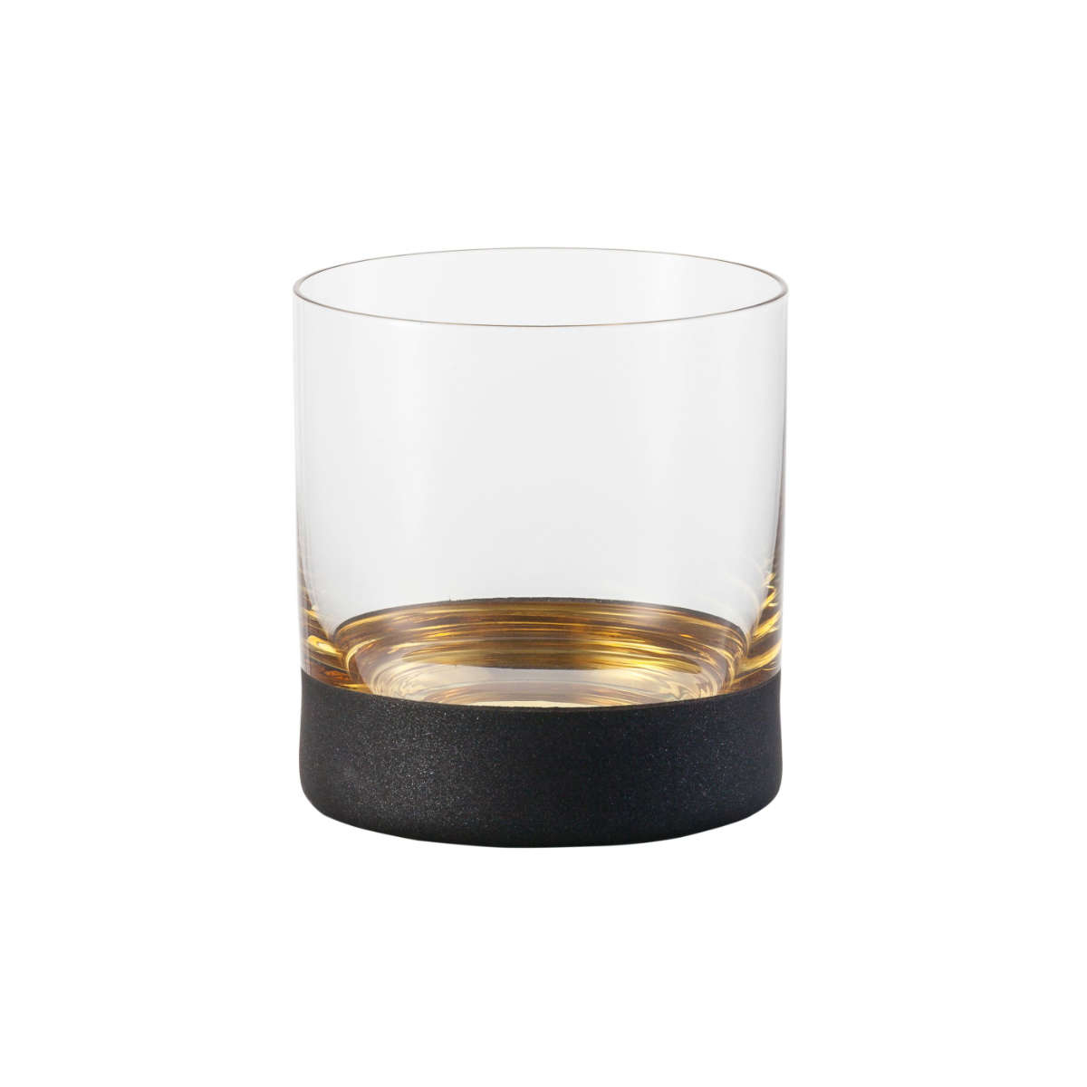 Eisch Cosmo schwarz gold Whisky glass 400 ml / 9.5 cm