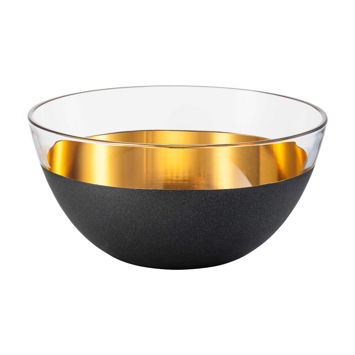 Eisch Cosmo schwarz gold Bowl glass 24 cm