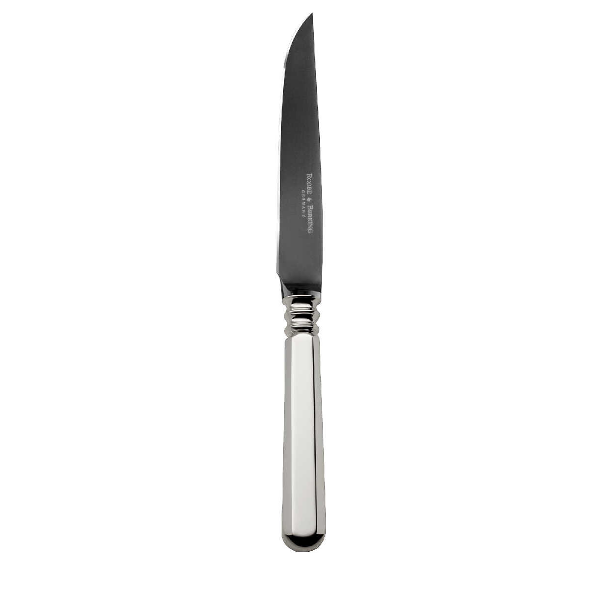 Robbe & Berking Alt-Spaten - 925 серебро Нож для стейка Frozen Black 222 mm
