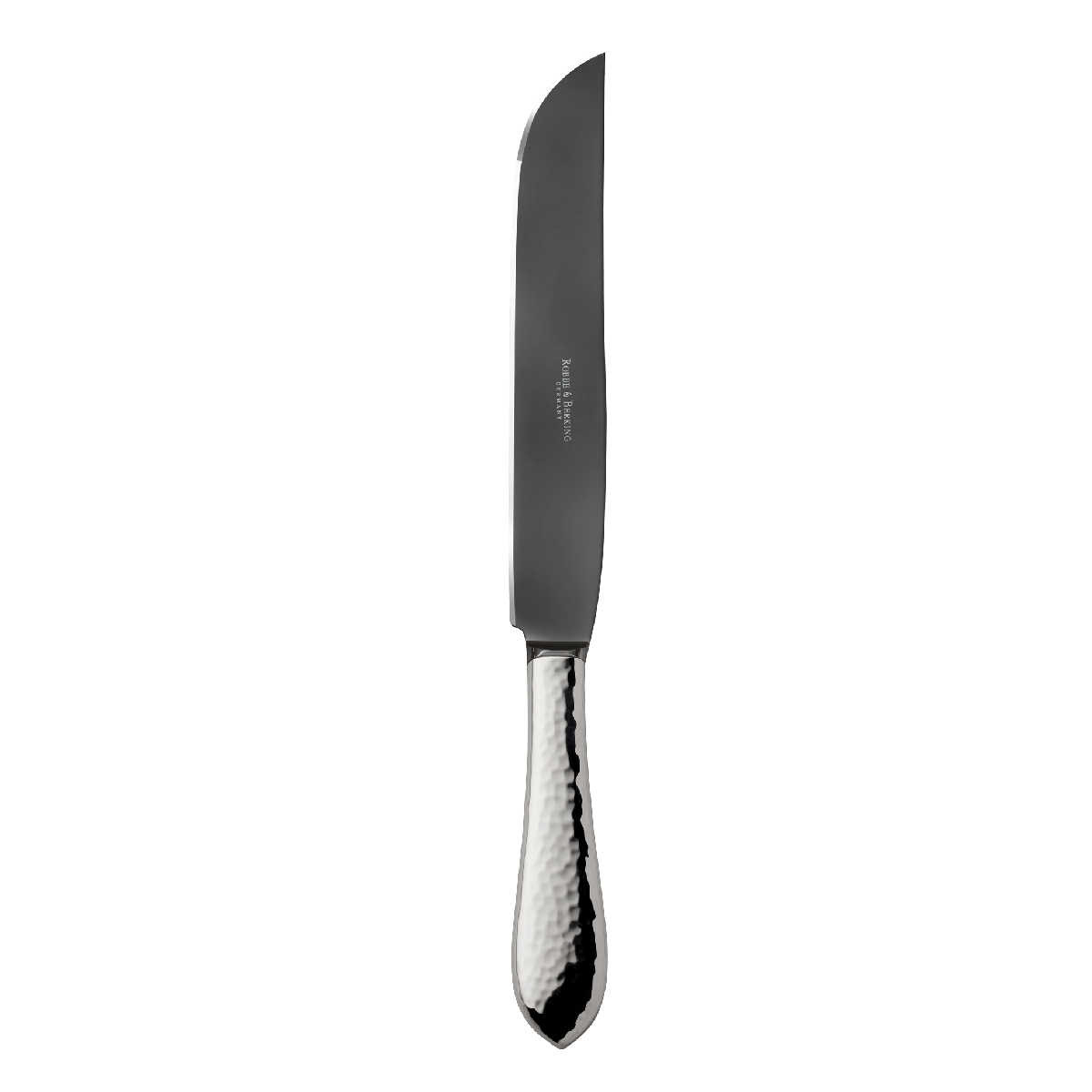 Robbe & Berking Martele - 925 серебро Разделочный нож Frozen Black 293 mm