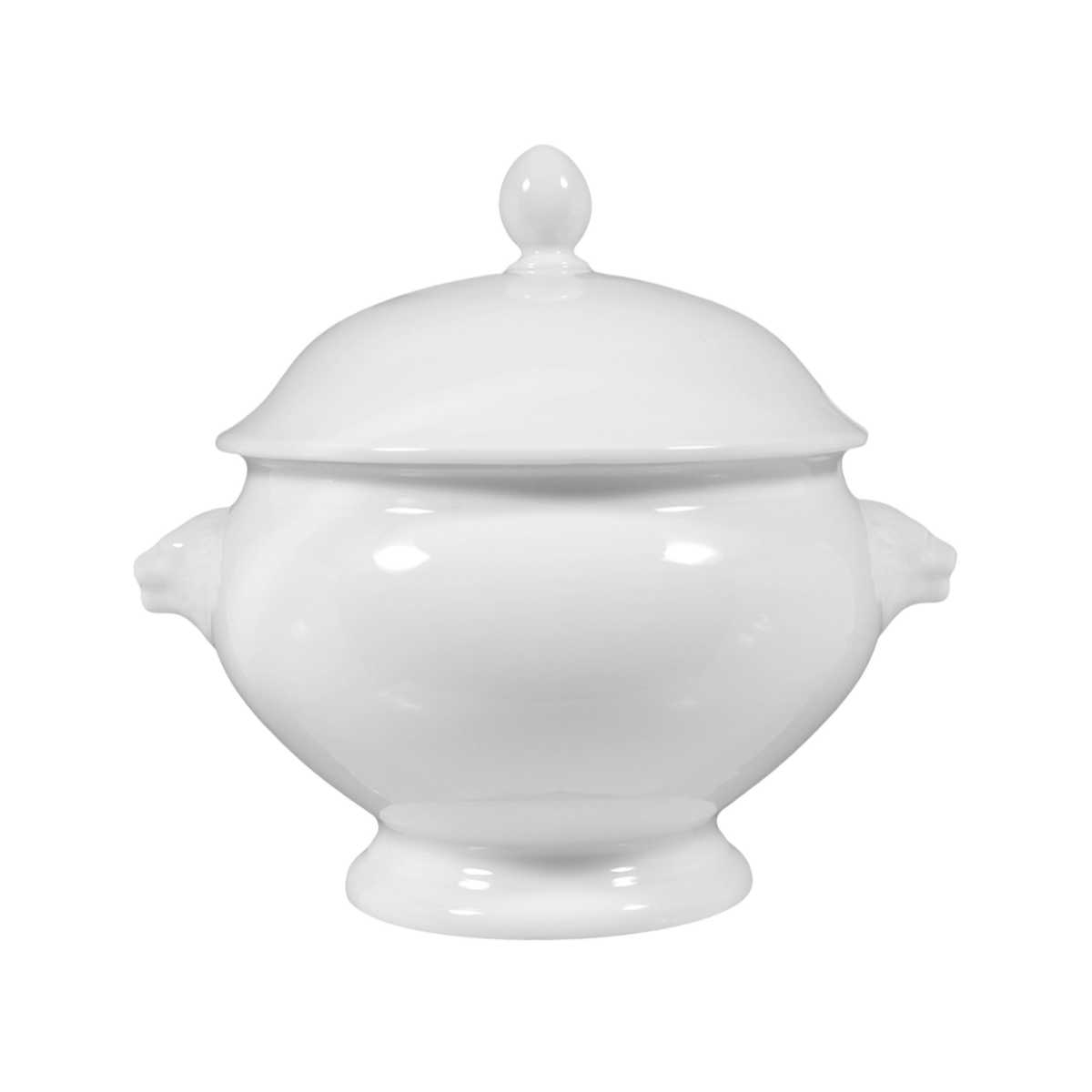 Seltmann Weiden Lukullus Weiß Lion head terrine with lid 2,10 L