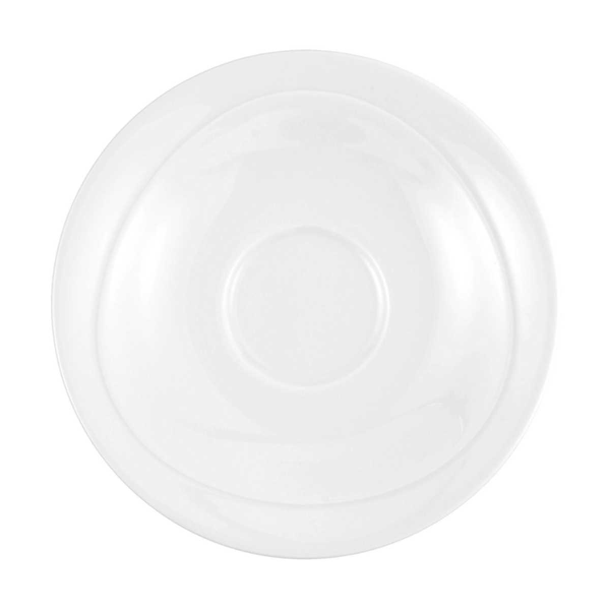 Seltmann Weiden Trio Weiß Milchkaffeeuntertasse 17,5 cm