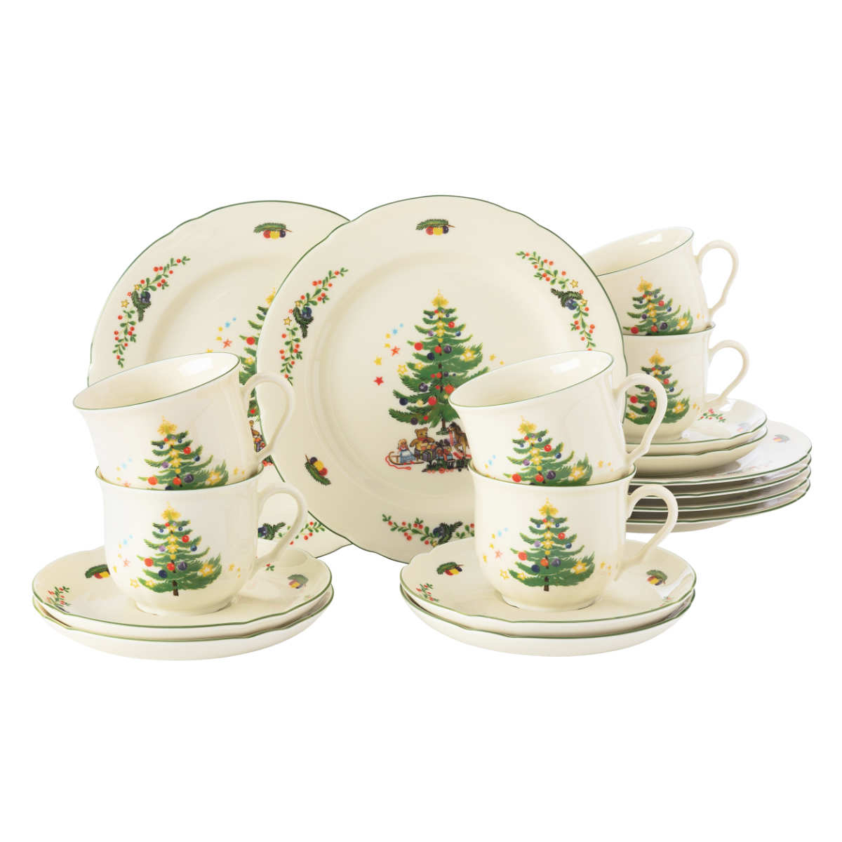 Seltmann Weiden Marie-Luise Weihnachten Coffee set 18 pieces