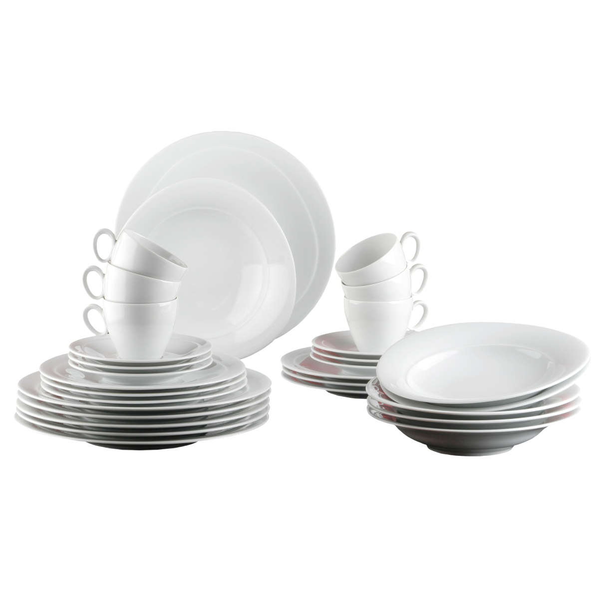 Seltmann Weiden Trio Weiß 30-piece dinnerware set