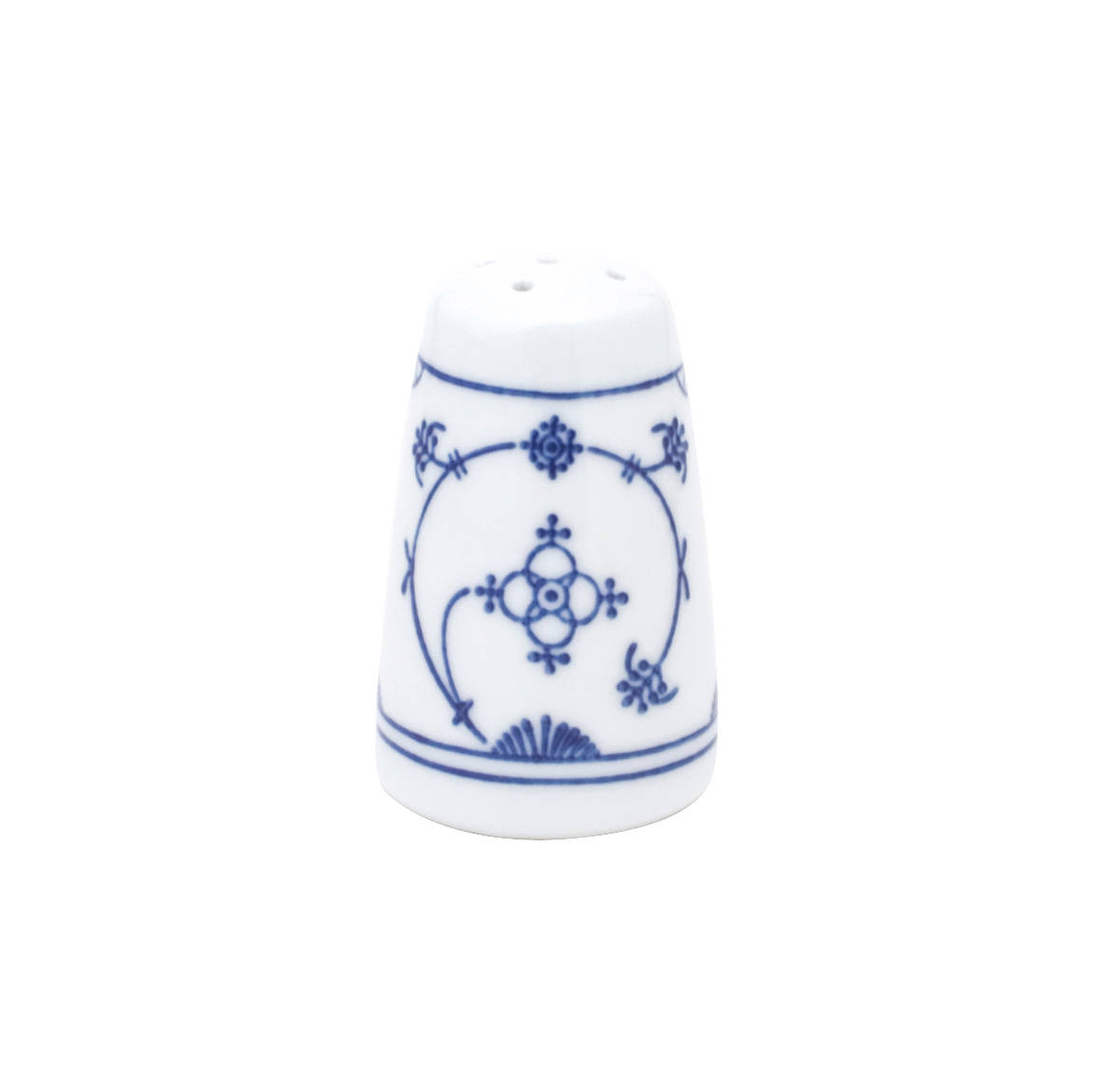 Kahla Blau Saks - Indisch Blau - Strohblumenmuster Pepper shaker h: 6 cm