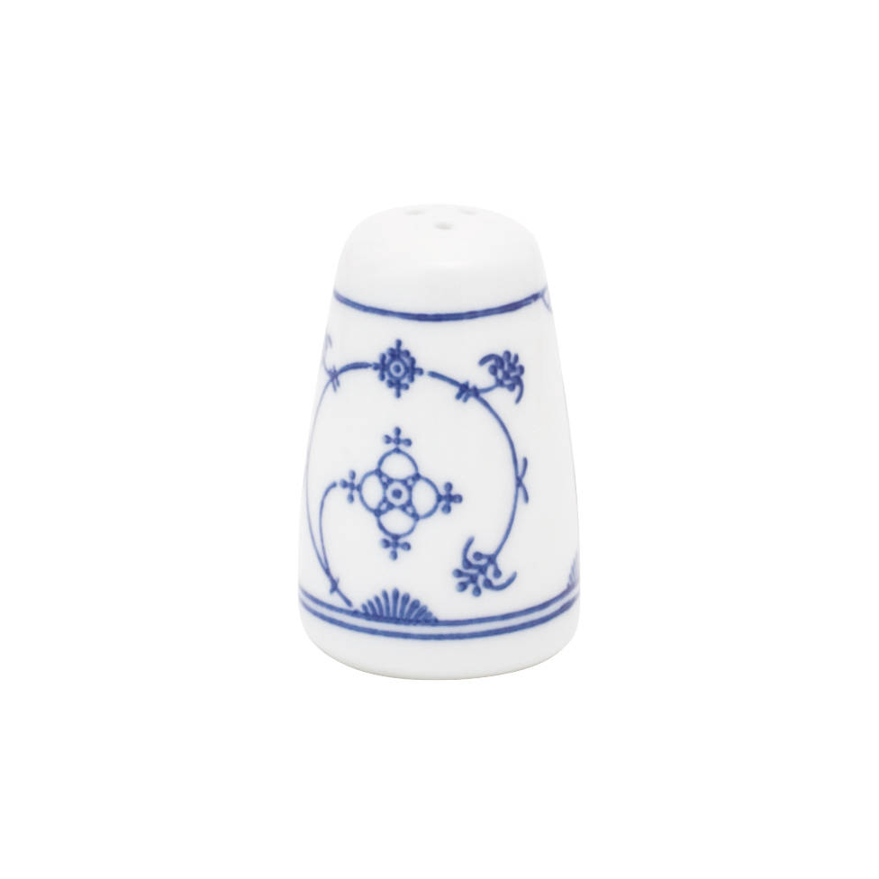 Kahla Blau Saks - Indisch Blau - Strohblumenmuster Salt shaker h: 6 cm