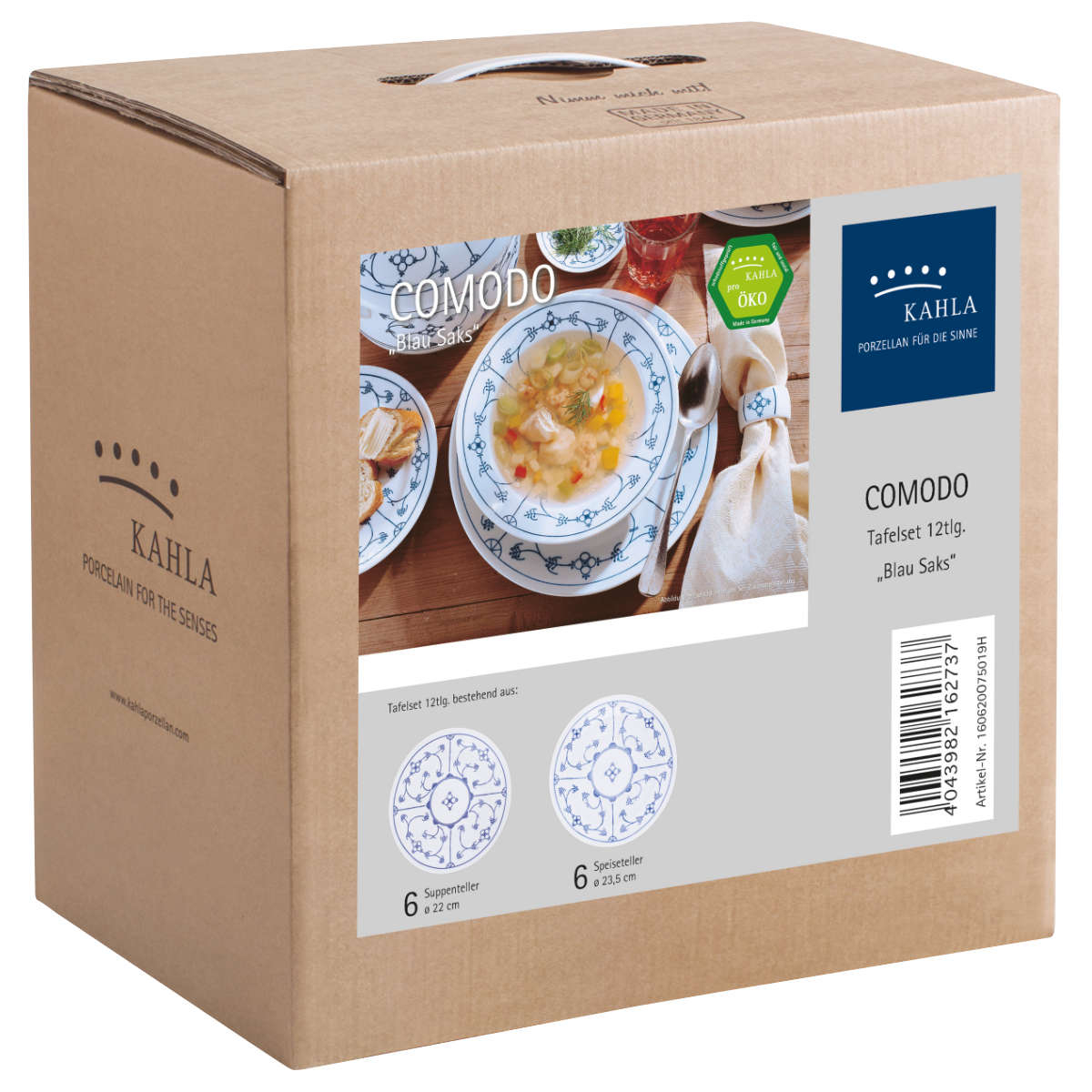 Kahla Blue Saks Kobaltunterglasur cup with saucer | Blue Saks | La Vitrine de Caroline