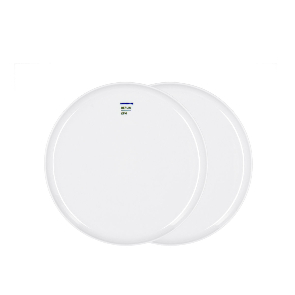 KPM Berlin LAB Weiß Plate Duo Set 14 cm