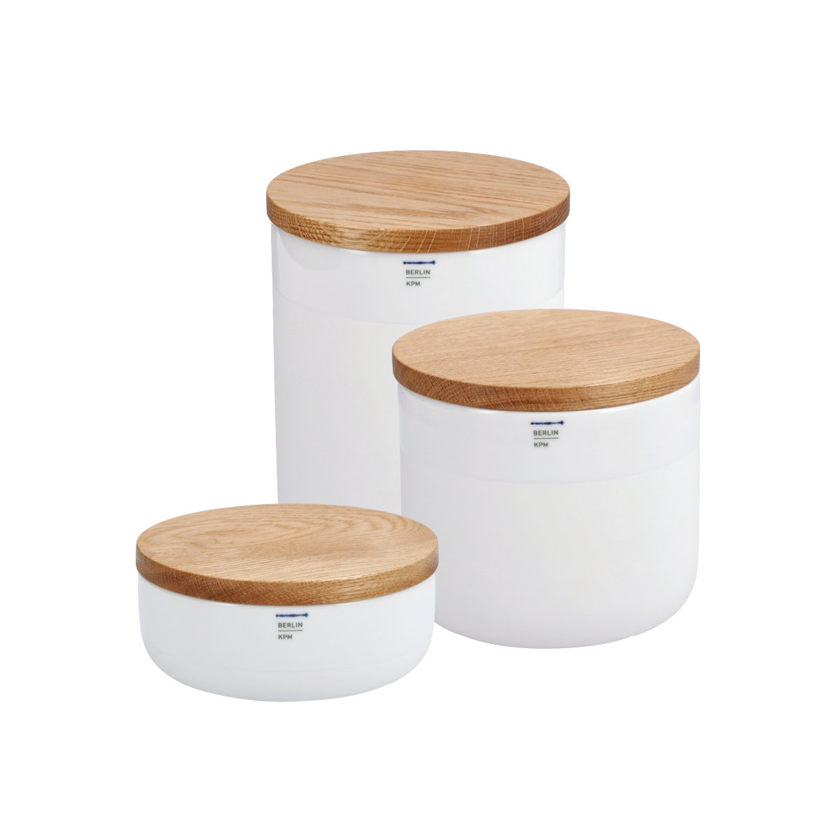 KPM Berlin LAB Weiß Storage Set 3 pcs