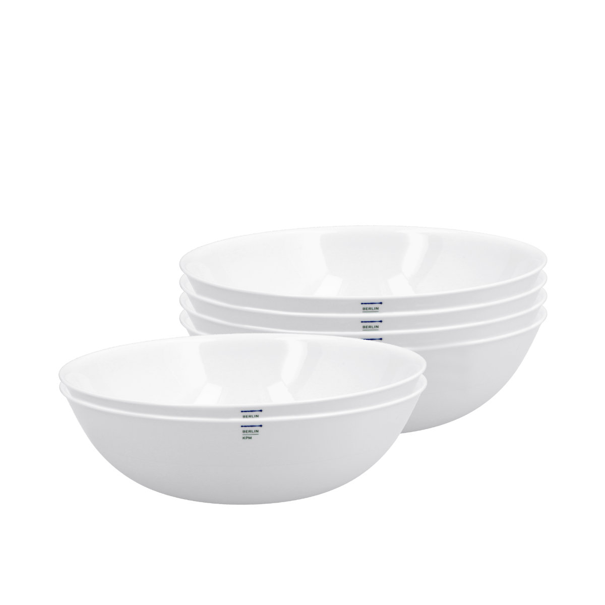 KPM Berlin LAB Weiß Bowl Set, 6 pcs