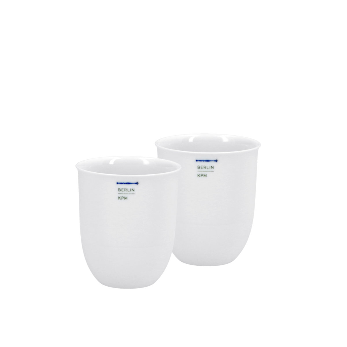 KPM Berlin LAB Weiß Duo set mugs 0.08 L