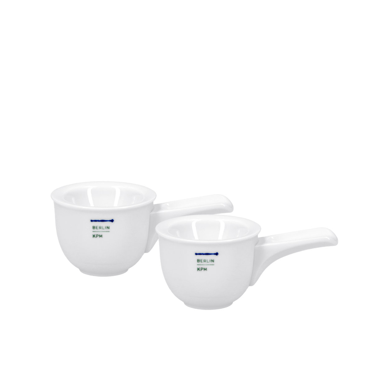 KPM Berlin LAB Weiß Egg Cup Duo Set, 2 pcs