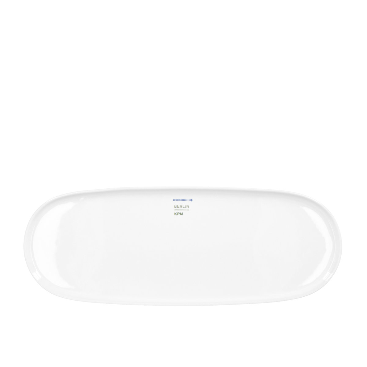 KPM Berlin LAB Weiß oval long platter 35 cm