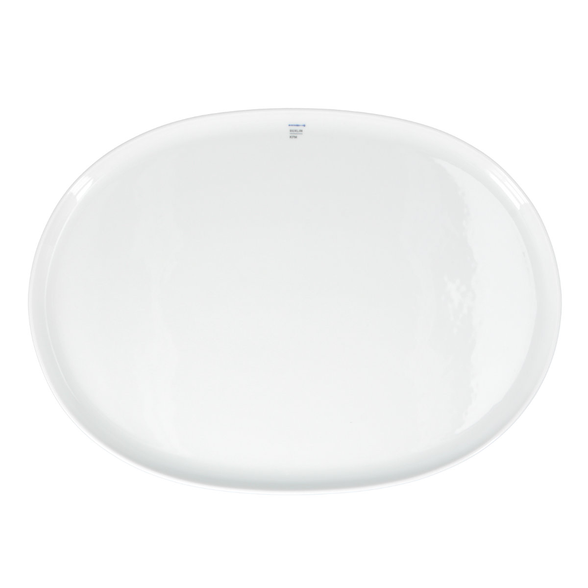 KPM Berlin LAB Weiß Oval platter large 37 cm