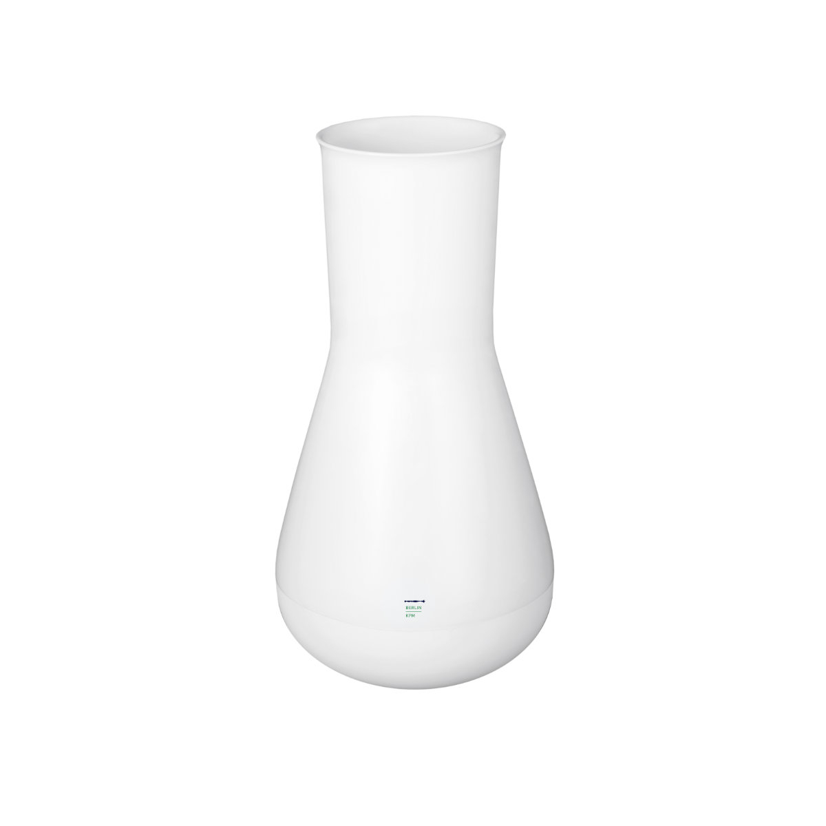 KPM LAB Weiß Vase Kolbenform Konisch 27 cm